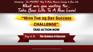 day 12 of the 25 day Success Challenge